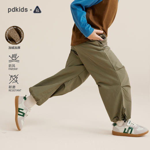 【内里加厚奥粒绒】加绒加厚山系降落伞工装裤PQK2335 商品图0