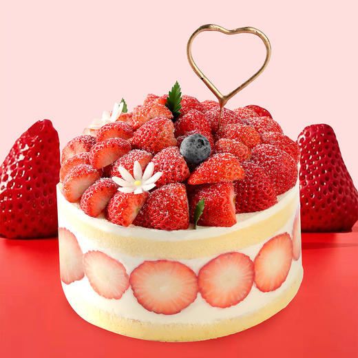 【100%动物奶油】雪顶鲜莓 商品图0