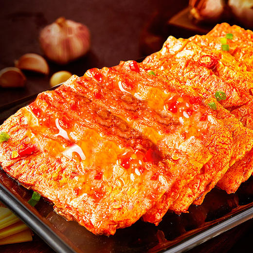 【弹嫩爽口！香辣手撕素肉】肉质鲜嫩 弹嫩有嚼劲混合口味休闲零食牛肉味手撕素牛排即食豆制品 商品图0