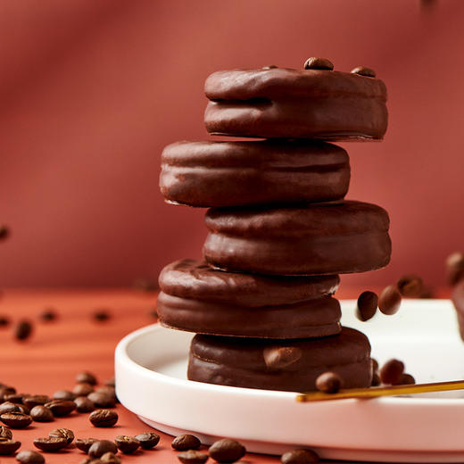 【绵软夹心！香浓巧克力派】香浓可口派散称夹心涂层饼干休闲零食早餐整箱5斤 商品图2