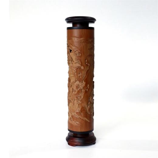 文人雅集°竹雕香筒6.5*26cm 商品图4