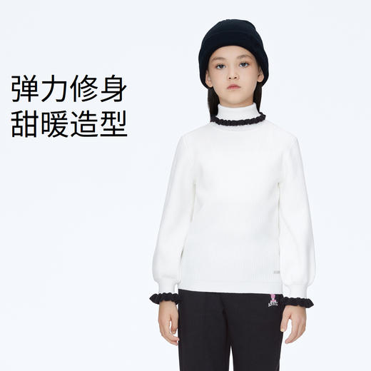 【实体店同款】女童毛衣针织衫新款冬装保暖安奈儿童装AG344725 商品图0