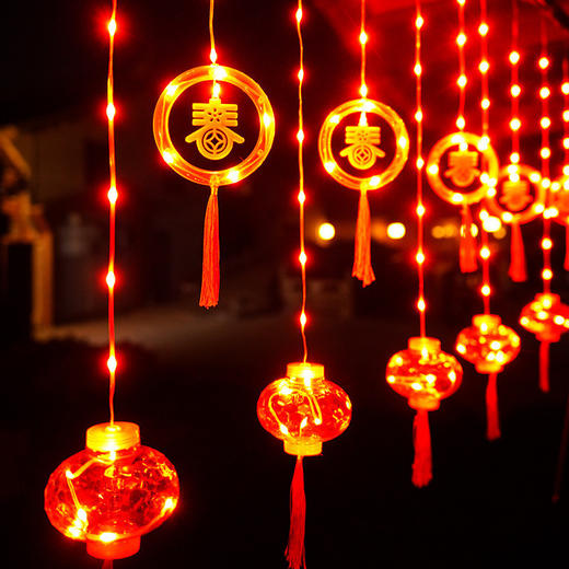 年货好物【恭贺新年！幸福连连】新年福字led灯彩灯过年小灯笼阳台装饰灯饰，春节家用闪灯串灯挂灯，彩灯为你点亮家门 闪耀春节的喜悦之舞 照亮新的一年 商品图6