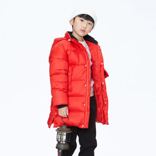 【御寒-5~5℃】男童长款羽绒服冬外套安奈儿童装实体店同款AB345584 商品图1