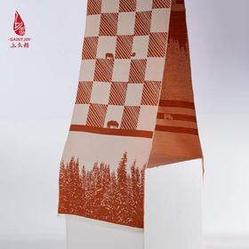 SAINTJOY/上久楷 丝毛围巾  丝毛长巾  喀纳斯雪景 CJS23019