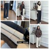 品质款！品质羊毛呢人字纹，冬季垂感高级感。高腰松紧窄版阔腿裤 商品缩略图0