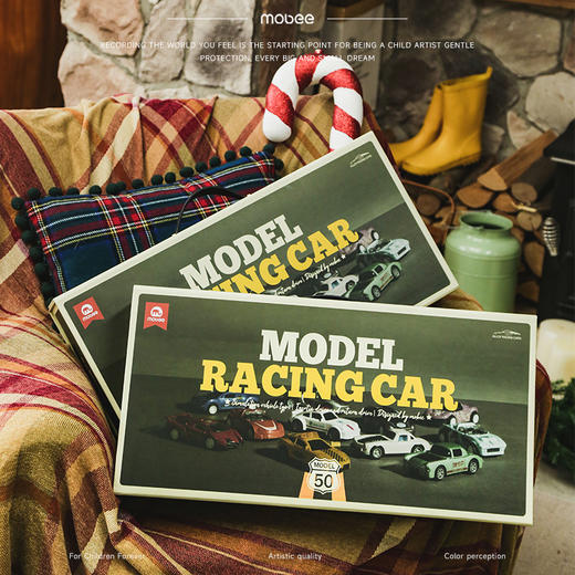 【赠圣诞限定路牌】Mobee全景系列小汽车礼盒 50辆全回力车 每一辆都不一样 商品图5