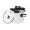 进口珐琅不锈钢亚曼达珐琅压力锅电磁炉专用2.5L（白） 商品缩略图0