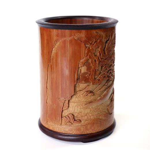 赤壁泛舟°竹笔筒11.5*15cm 商品图2