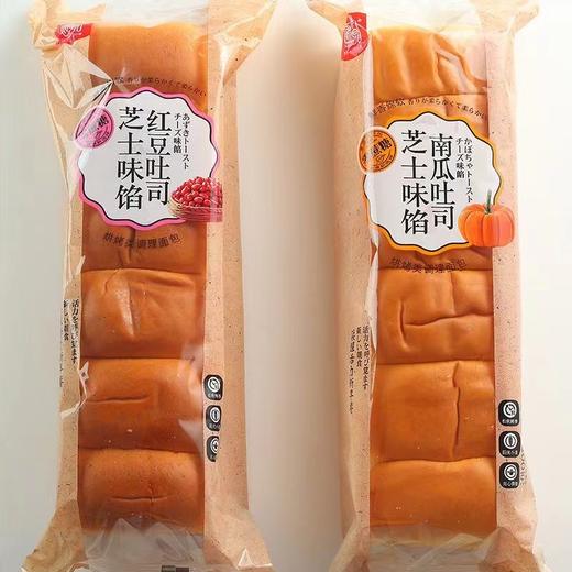 「1斤大包装！两款口味」康泉南瓜芝士红豆夹心手撕面包 早餐糕点心零食品 商品图3