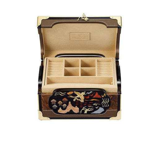 镶嵌“洛神渡水”主题珠宝金钿匣 商品图0