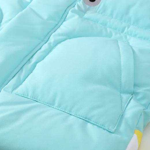 ☆【实体店同款】男童防风防水防油80%鹅绒中长款羽绒服可拆卸帽子2023年冬季新款安奈儿童装XB345663 商品图9