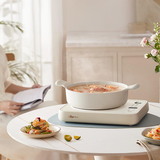 【小程序】小熊(Bear)电磁炉 家用大功率2200W 火锅炉 电磁灶 智能定时 电灶防水黑色微晶面板DCL-B22H5 商品图6