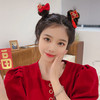 新年好物！【中国风新年头饰！吉祥之美】中国风新年头饰过年喜庆发饰，福字吉祥灯笼发夹子少女儿童边夹顶夹，年味绵延，发饰中寓意浓郁 商品缩略图2