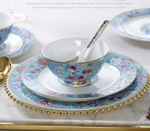 国风艺术珐琅餐具 商品图1