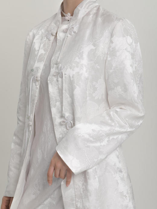 盛唐牡丹 |小立领盘扣新中式提花西装 商品图7