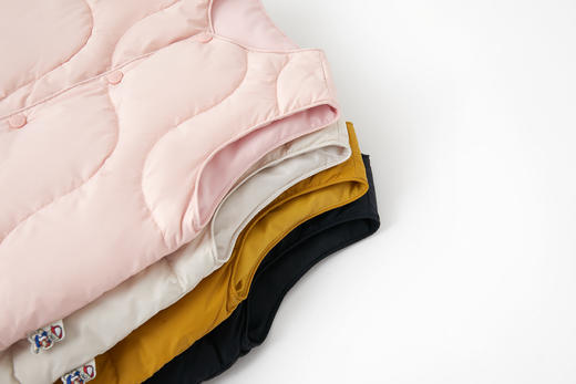 可嘟儿羽绒马甲纯色三色可选 商品图2