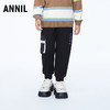 ☆【实体店同款】男童时尚潮酷加绒全腰针织长裤2023年冬季新款安奈儿童装AB346741 商品缩略图0