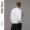 PINLI品立秋季新款男士休闲圆领烫钻套头卫衣上衣BG233109038 商品缩略图1