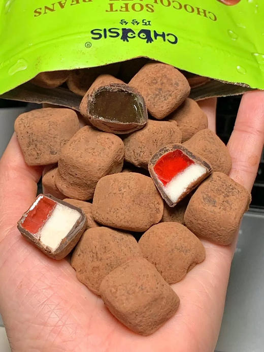 巧兮兮软软巧克力豆青提味72g 商品图1
