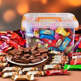 【浓郁黑巧！奶香丝滑】巧克力赶集地摊称斤 糖果夹心糖散装 巧克力软糖零食 年货喜糖 送礼情人节七夕混合休闲零食大礼包