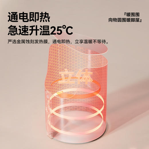 向物暖脚神器办公室桌下取暖器（春节放假，停发时间2024年2月5日至2月17日） 商品图3
