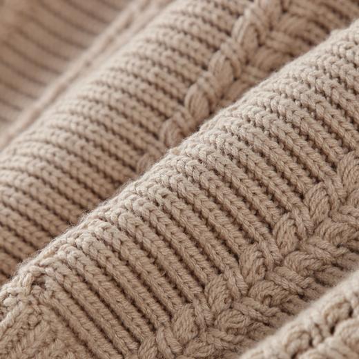 【实体店同款】男童时尚时髦半开领针织衫毛衫2023年冬季新款安奈儿童装AB344722 商品图9