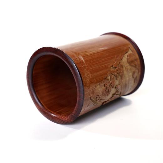 赤壁泛舟°竹笔筒11.5*15cm 商品图6