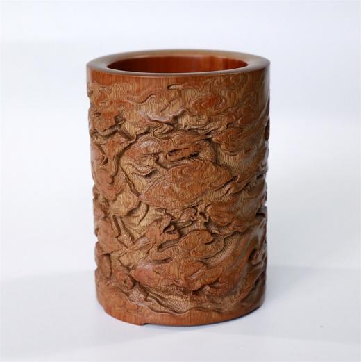 龙腾盛世°竹笔筒10*13.5cm 商品图2