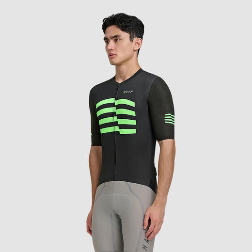 MAAP 男士 Sphere Pro Hex Jersey Black 短袖骑行服 商品图0