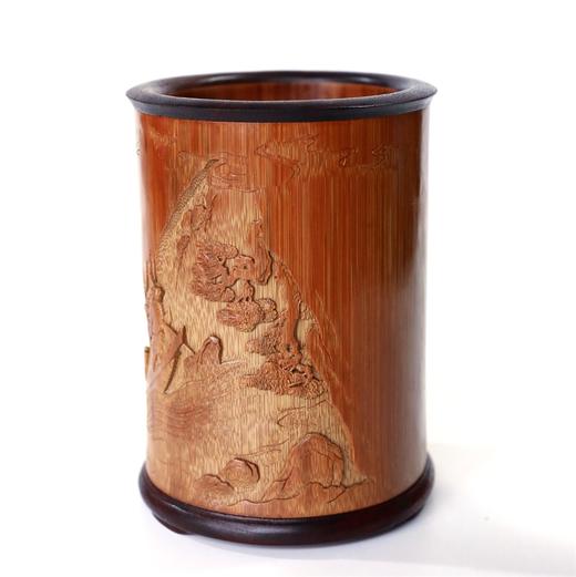 赤壁泛舟°竹笔筒11.5*15cm 商品图4