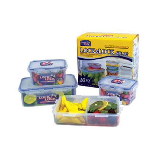乐扣乐扣 塑料PP保鲜盒套装4件套 HPL817S002 商品图0