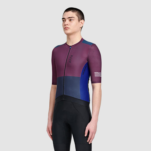 MAAP 男士 Voyage Pro Air Jersey Burgundy 短袖骑行服 商品图0