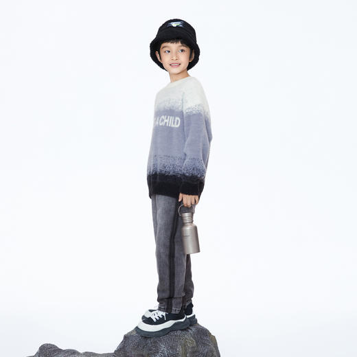 【实体店同款】男童圆领针织毛衫冬新款安奈儿童装AB344714 商品图4