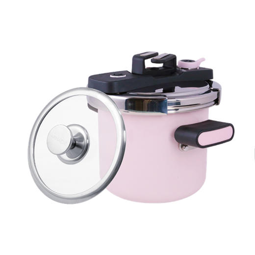 进口珐琅不锈钢亚曼达珐琅压力锅电磁炉专用2.5L（白） 商品图3