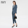 IWY/气质雾霾蓝西装套装女时尚干练总裁正装秋冬长袖商务工作服C13318+P13318 商品缩略图2