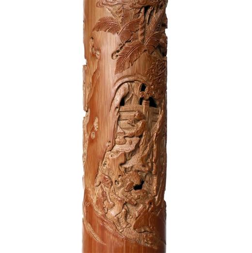 文人雅集°竹雕香筒6.5*26cm 商品图9