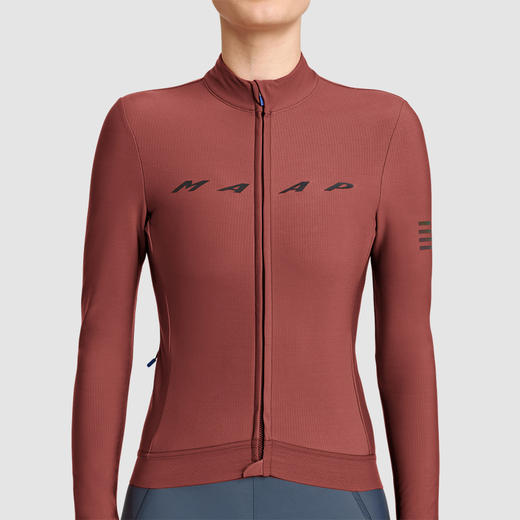 MAAP 女士 Evade Thermal LS Jersey Henna 加绒长袖骑行服 商品图2