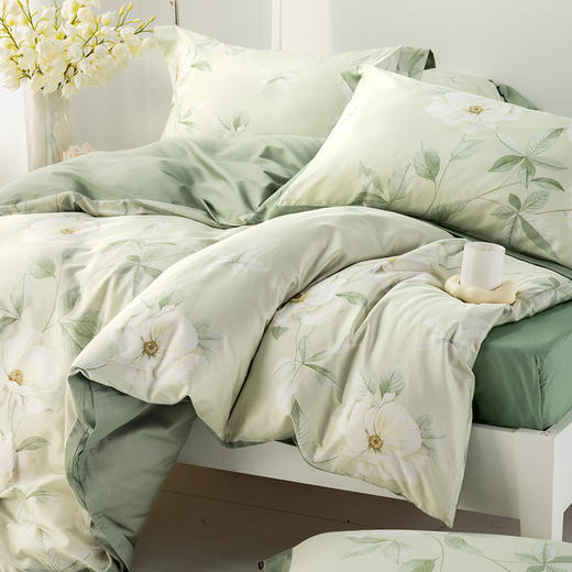 多喜爱 全棉新疆棉雅致花卉三/四件套 语花舍cs 商品图1