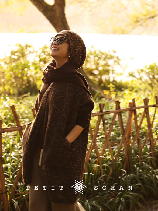 PETIT SCHAN小闪 #056 nursery rhyme 摇到外婆桥 骆驼绒牦牛绒混纺手工编织针织帽冷帽 商品图5