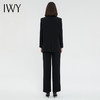 IWY/黑色酒店管理职业装西装套装女秋冬高端售楼部案场客服工作服正装C13311+P33518 商品缩略图4