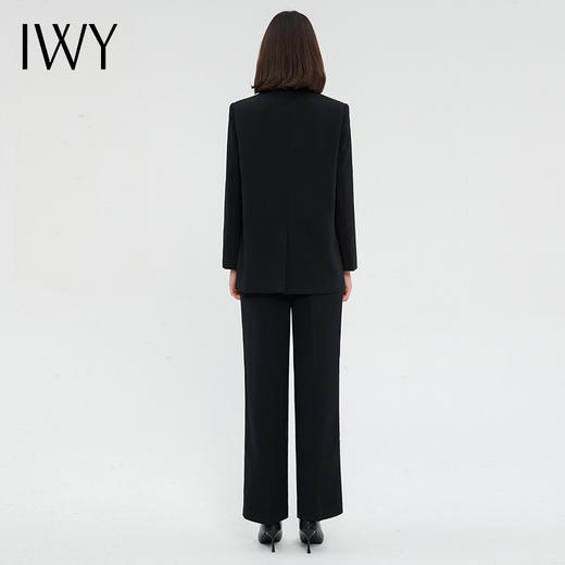 IWY/黑色酒店管理职业装西装套装女秋冬高端售楼部案场客服工作服正装C13311+P33518 商品图4
