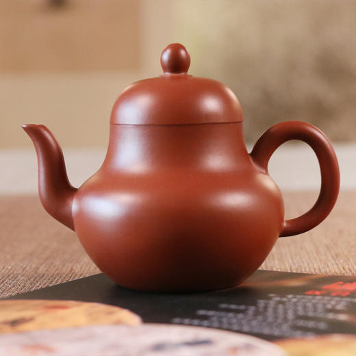 手工紫砂壶 思亭壶 宜兴 原矿大红袍  190ML 商品图3