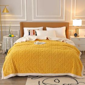啄木鸟(PLOVER)塔棉绒加厚毛毯-桔黄色ZMN-RT003