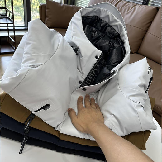 3D立体拼接剪裁!款式时尚经典百搭!日常休闲城市户外羽绒服黑藏青灰全年龄男女同款 商品图1