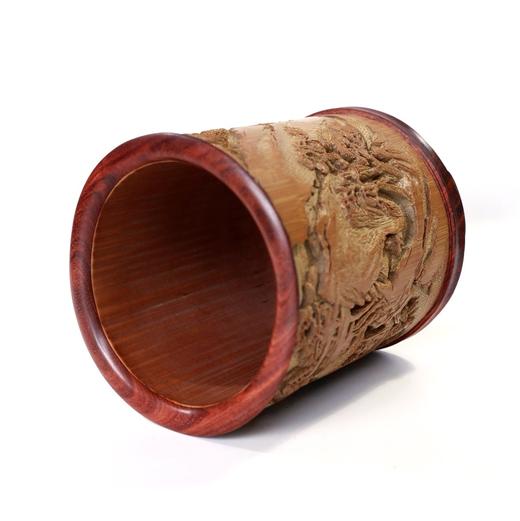 醉翁亭记°竹雕笔筒14.5*16.5cm 商品图6