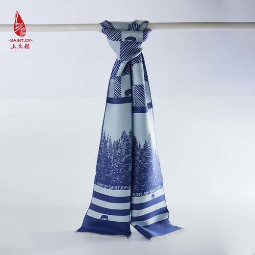 SAINTJOY/上久楷 丝毛围巾  丝毛长巾  喀纳斯雪景 CJS23019 商品图8