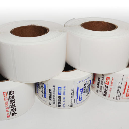 【彩色】40×60mm标签打印纸 显双色字迹 热敏不干胶贴纸 商品图4