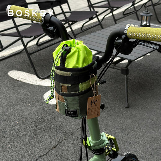 日本KOI BIKE Kettle bag 通用可斜挎自行车车头包 小布水壶车把 商品图3
