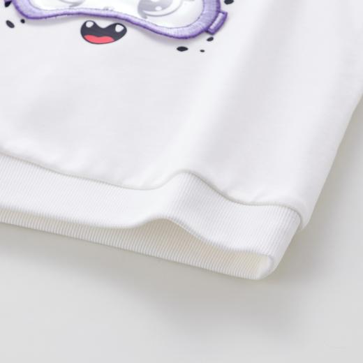 ☆【实体店同款】女童萌趣小豹子圆领长袖棉上衣卫衣2023年冬季新款安奈儿童装XG341805 商品图8